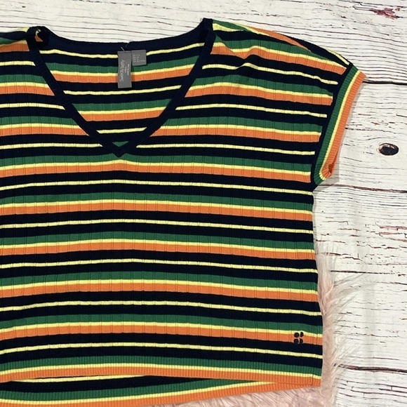 NWT Sweaty Betty Striped Resort Knitted Top Midi Skirt Set - Picture 7 of 12